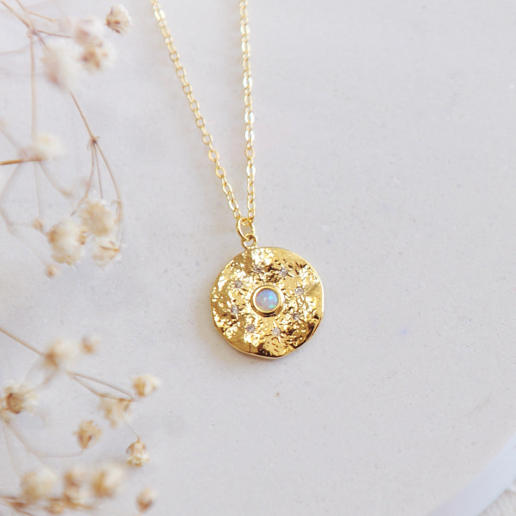 Selene Opal & Crystal Pendant Necklace | THE HUBBELL COLLECTIVE