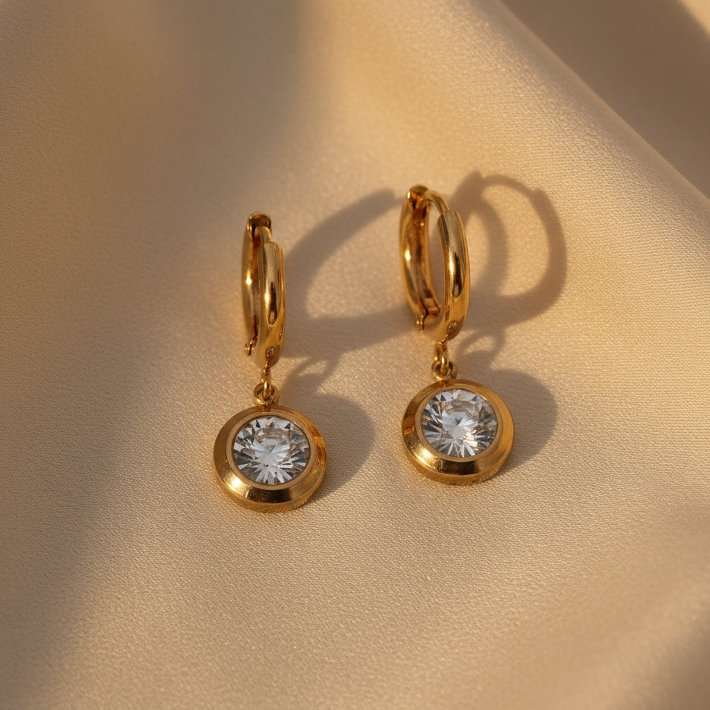 ARTI Zirconia Hoop Earrings | THE HUBBELL COLLECTIVE