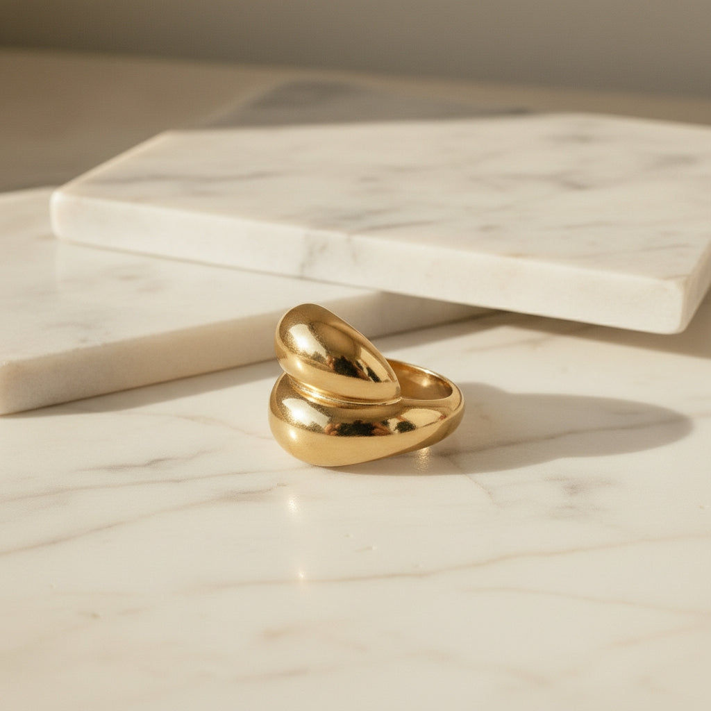 Asymmetry Gold Ring | THE HUBBELL COLLECTIVE