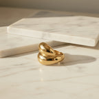 Asymmetry Gold Ring | THE HUBBELL COLLECTIVE