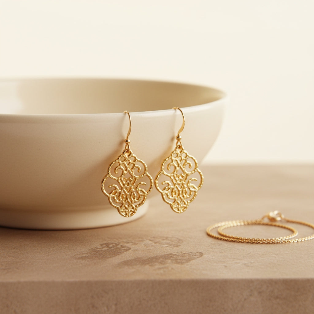 Ava Gold Drop Earrings | THE HUBBELL COLLECTIVE