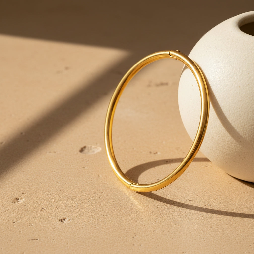 BARGARH Classic Gold Bangle | THE HUBBELL COLLECTIVE