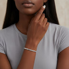 Retro Rectangle Tennis Bracelet | THE HUBBELL COLLECTIVE