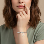 Flower Charm Nugget Bracelet | THE HUBBELL COLLECTIVE
