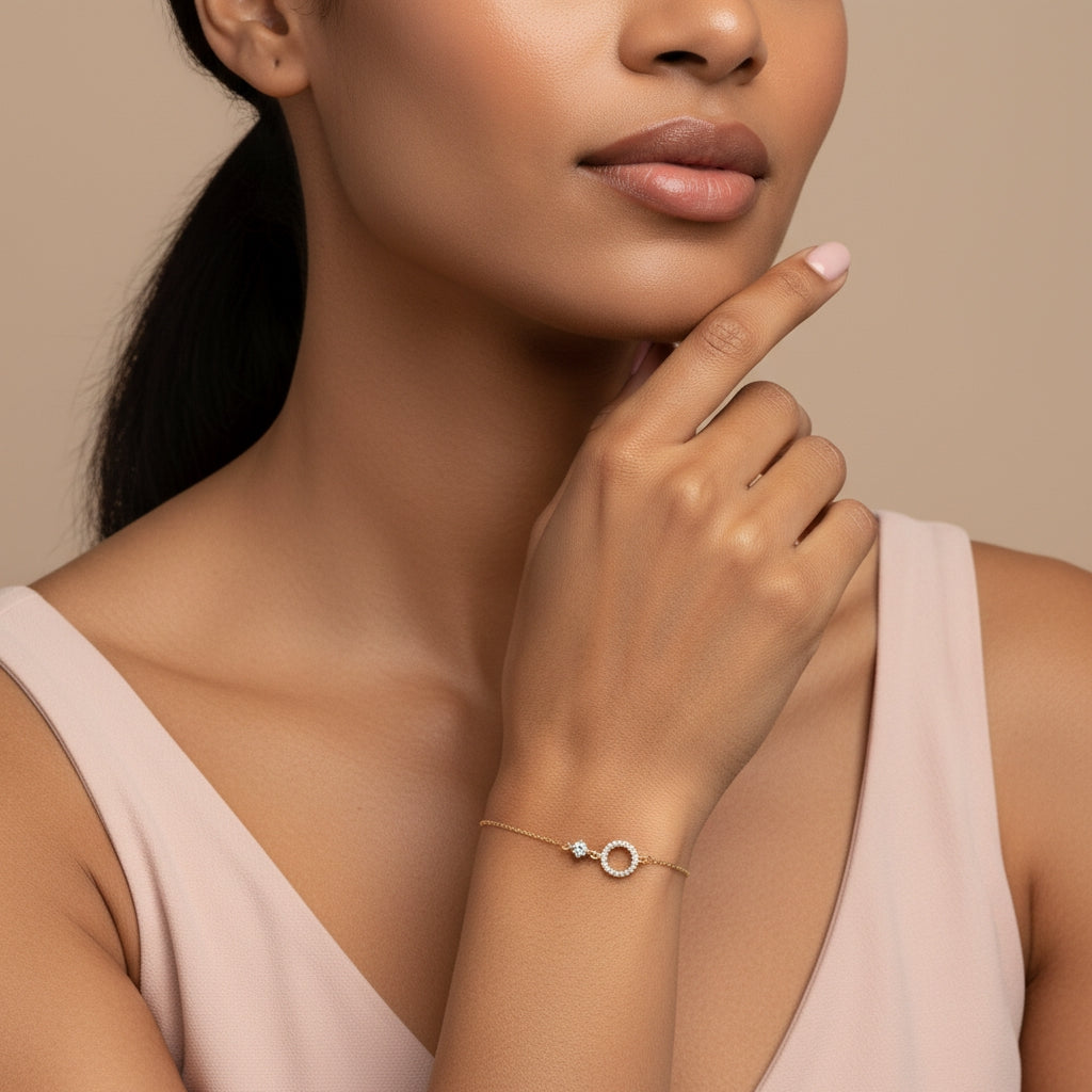 Gold Ring Chain Bracelet | THE HUBBELL COLLECTIVE