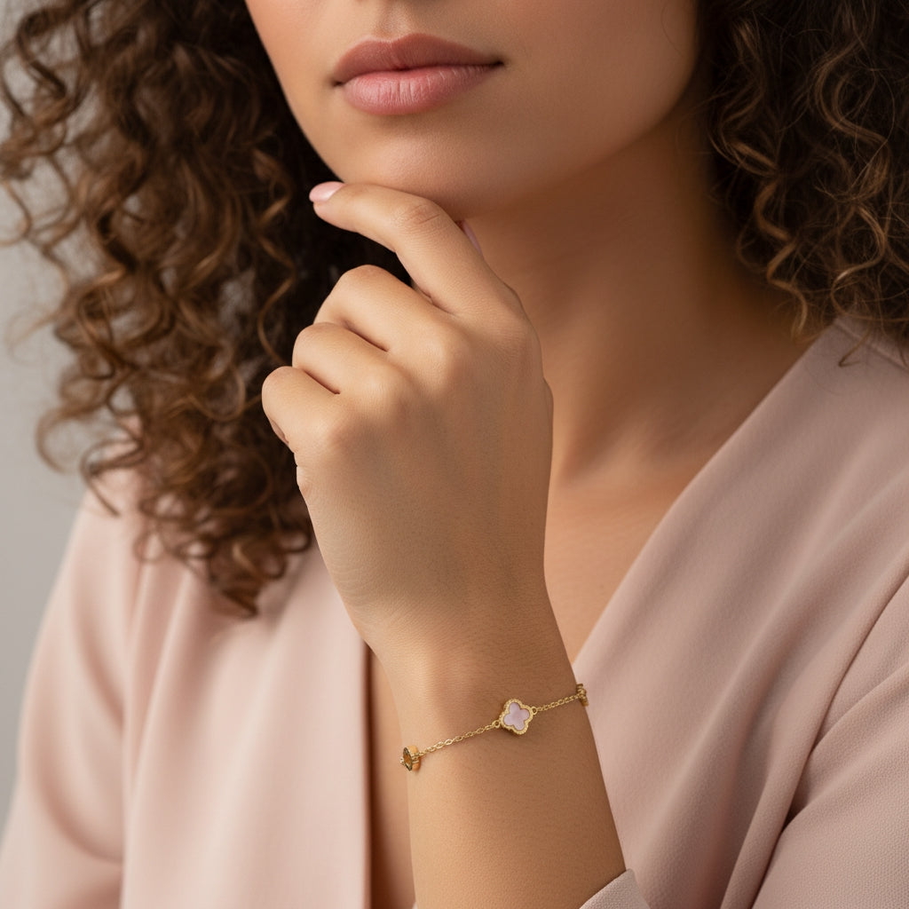 Pearl Blossom Chain Bracelet | THE HUBBELL COLLECTIVE