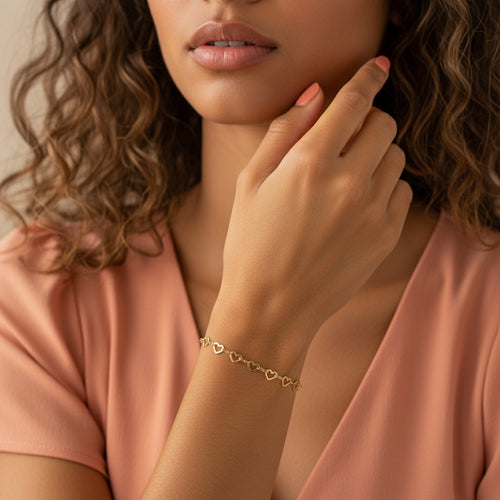 Adjustable Heart Bangle | THE HUBBELL COLLECTIVE