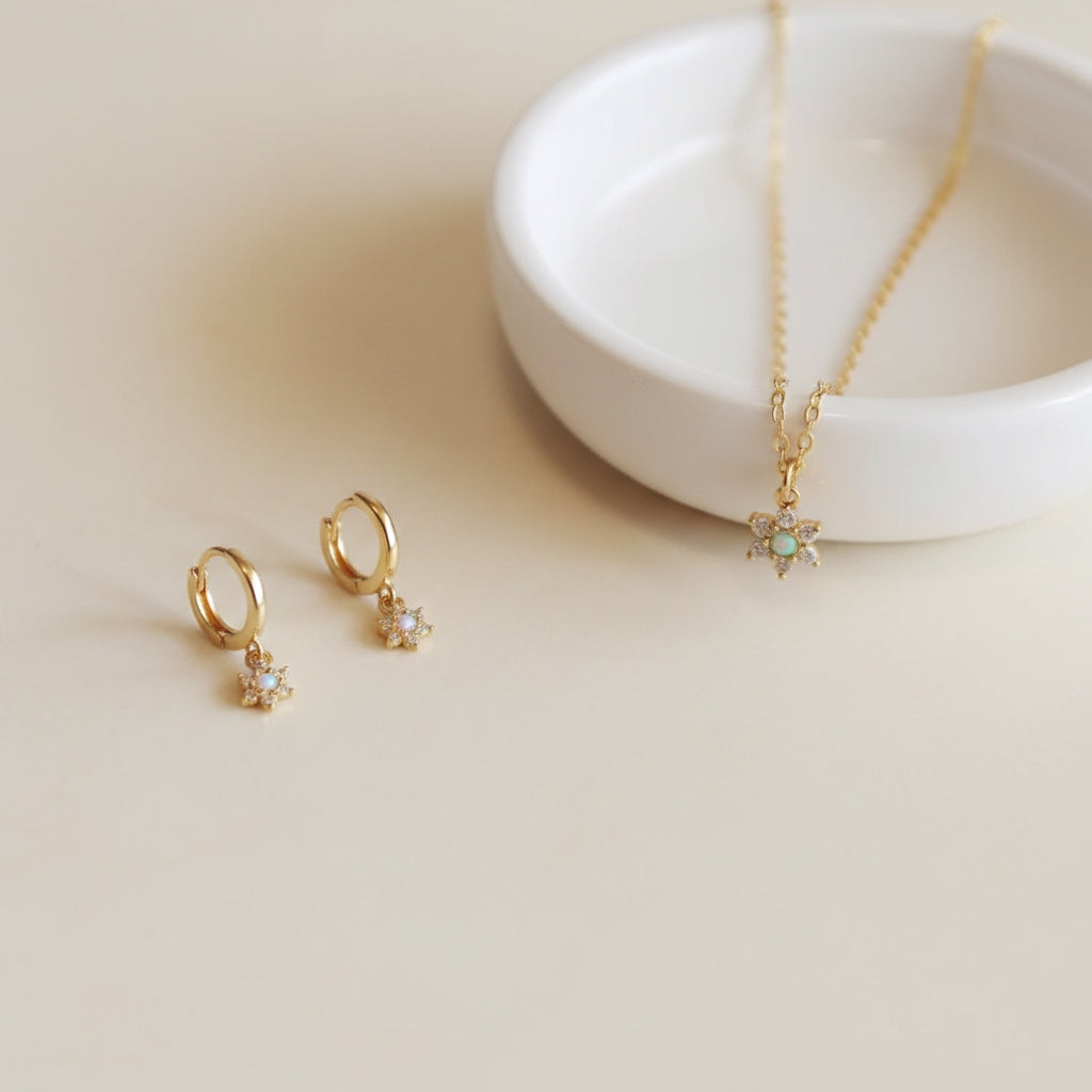 Brea Huggies and Necklace Set | THE HUBBELL COLLECTIVE