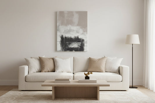 Abstract Brushstroke Canvas Wall Art | THE HUBBELL COLLECTIVE