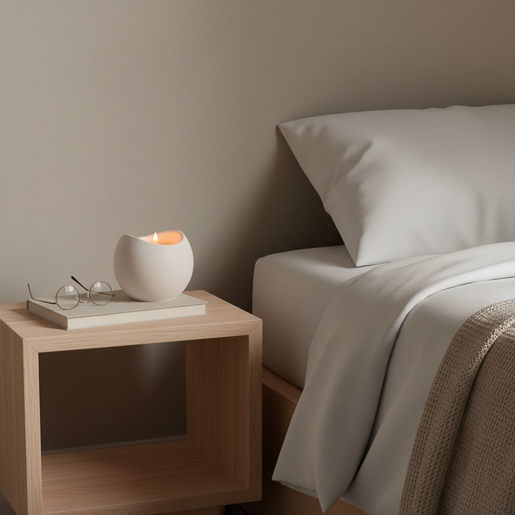 Jesmonite Bowl Candle | THE HUBBELL COLLECTIVE