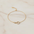 Gold Ring Chain Bracelet | THE HUBBELL COLLECTIVE