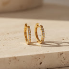 Diamond Radiance Round Earrings | THE HUBBELL COLLECTIVE