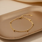 Double Bead Chain Bracelet | THE HUBBELL COLLECTIVE