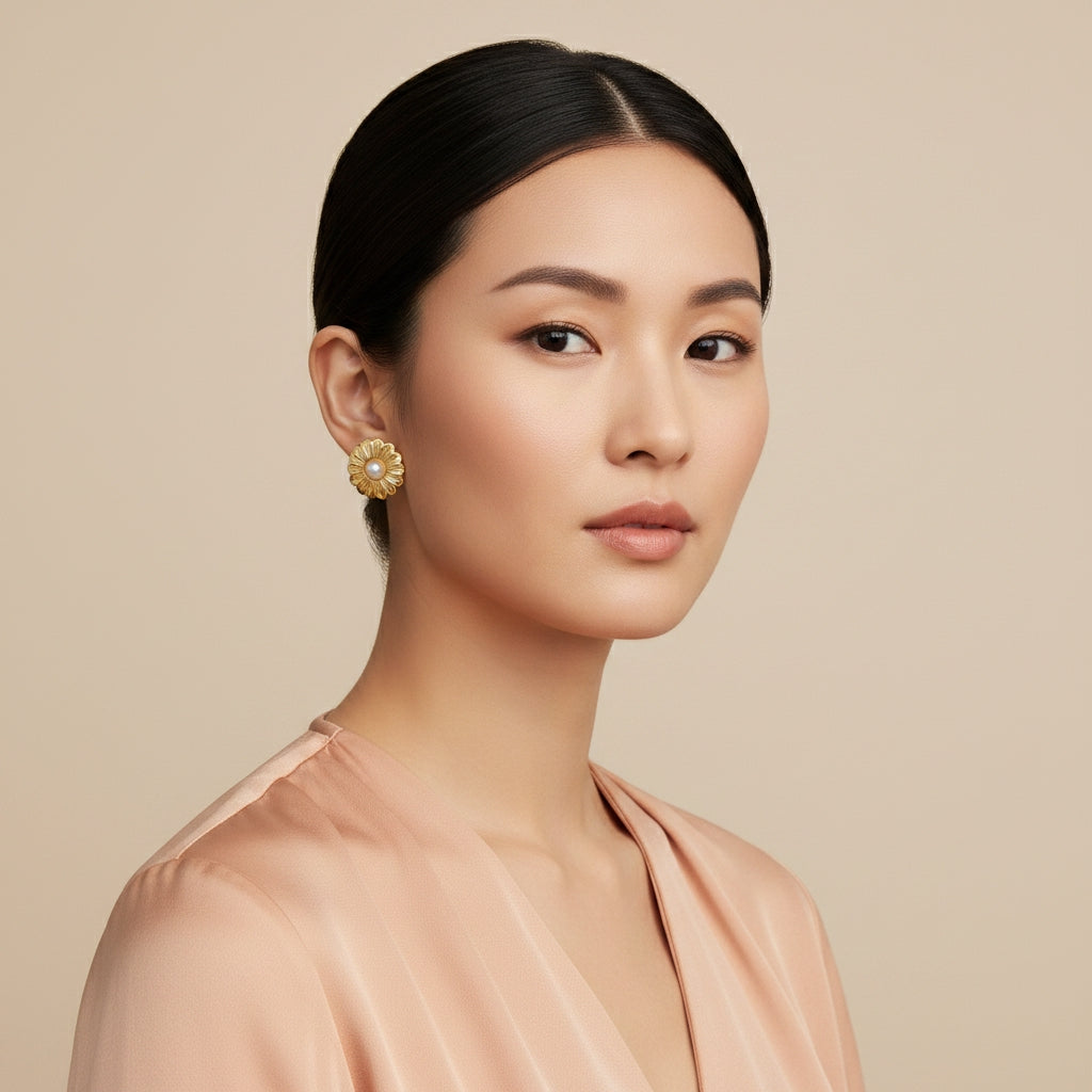 Daisy Dream Bead Studs | THE HUBBELL COLLECTIVE