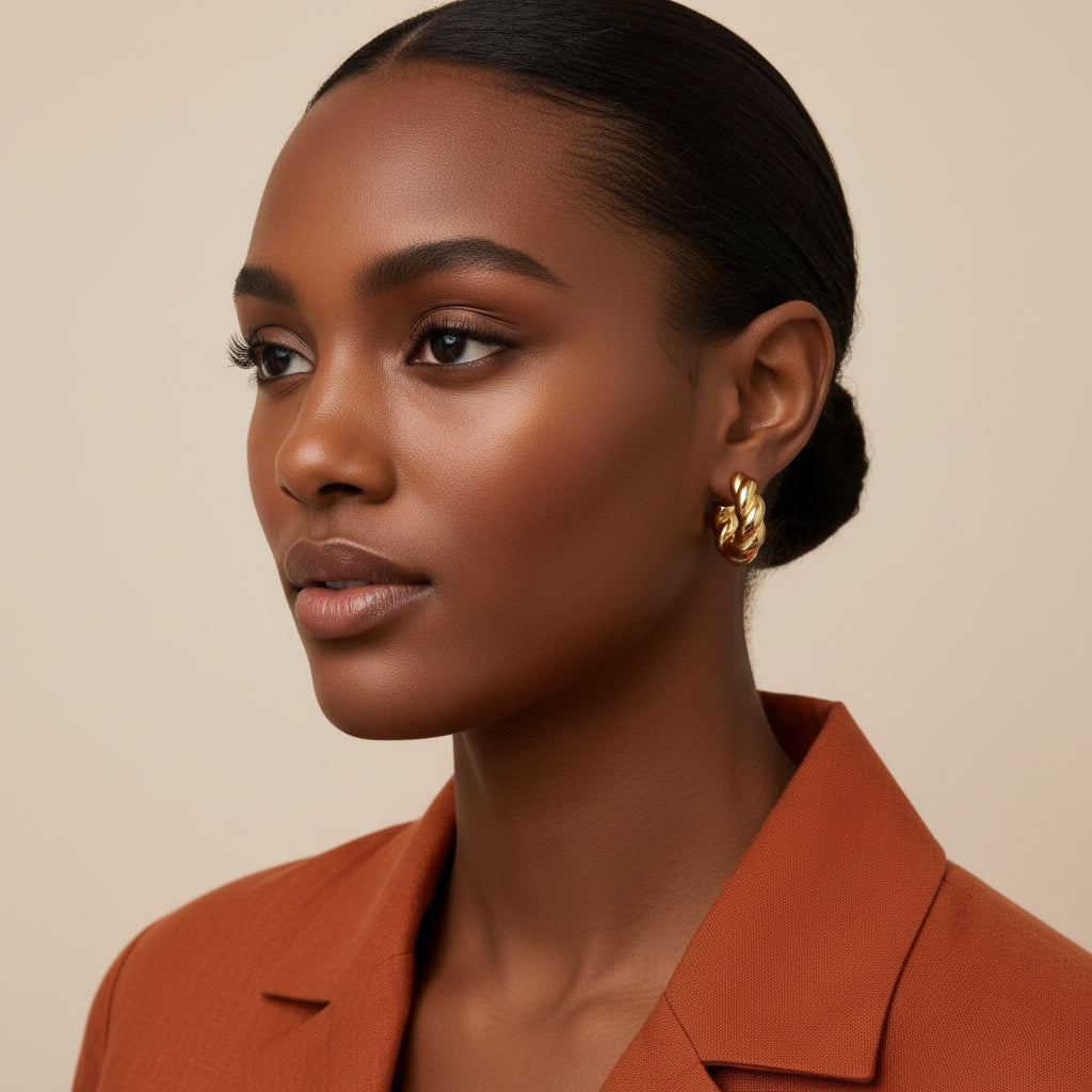 Twisted Rope Hoop Earrings | THE HUBBELL COLLECTIVE