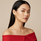 Sleek Crescent Studs | THE HUBBELL COLLECTIVE