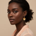 Floral Hoop Earrings | THE HUBBELL COLLECTIVE