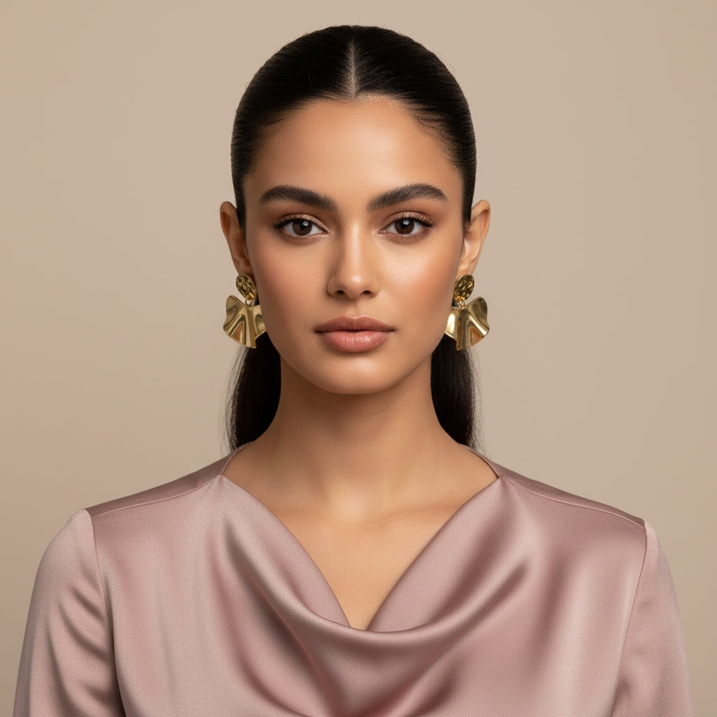 Textured Scallop Circle Earrings | THE HUBBELL COLLECTIVE
