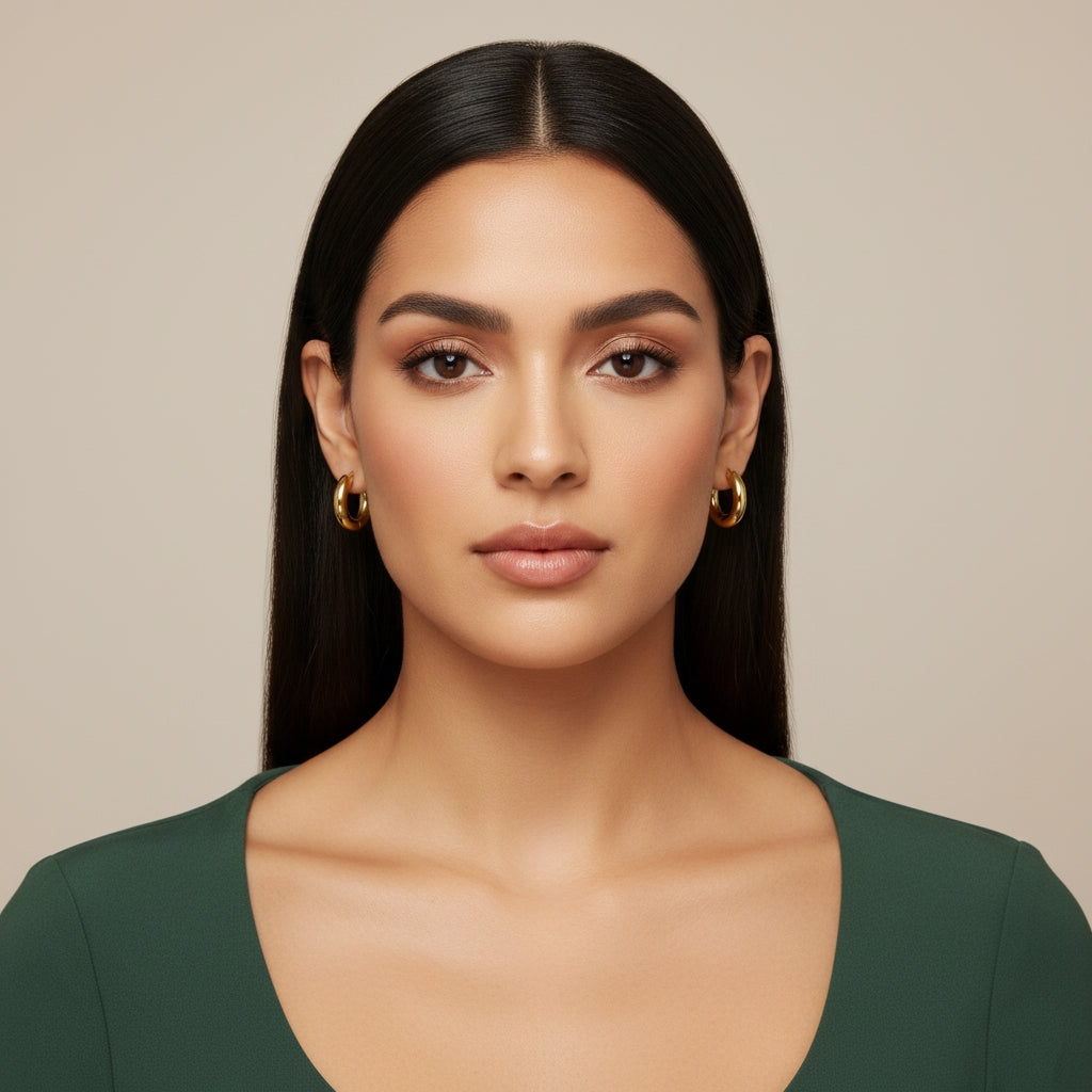 Everyday Gold Hoop Earrings | THE HUBBELL COLLECTIVE