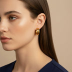 Chunky Double Hoop Earrings | THE HUBBELL COLLECTIVE