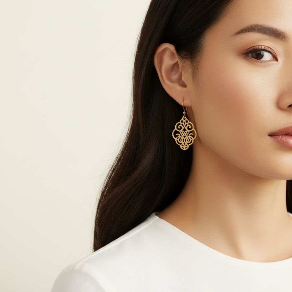 Ava Gold Drop Earrings | THE HUBBELL COLLECTIVE