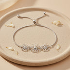 Adjustable Triple Flower Bracelet | THE HUBBELL COLLECTIVE