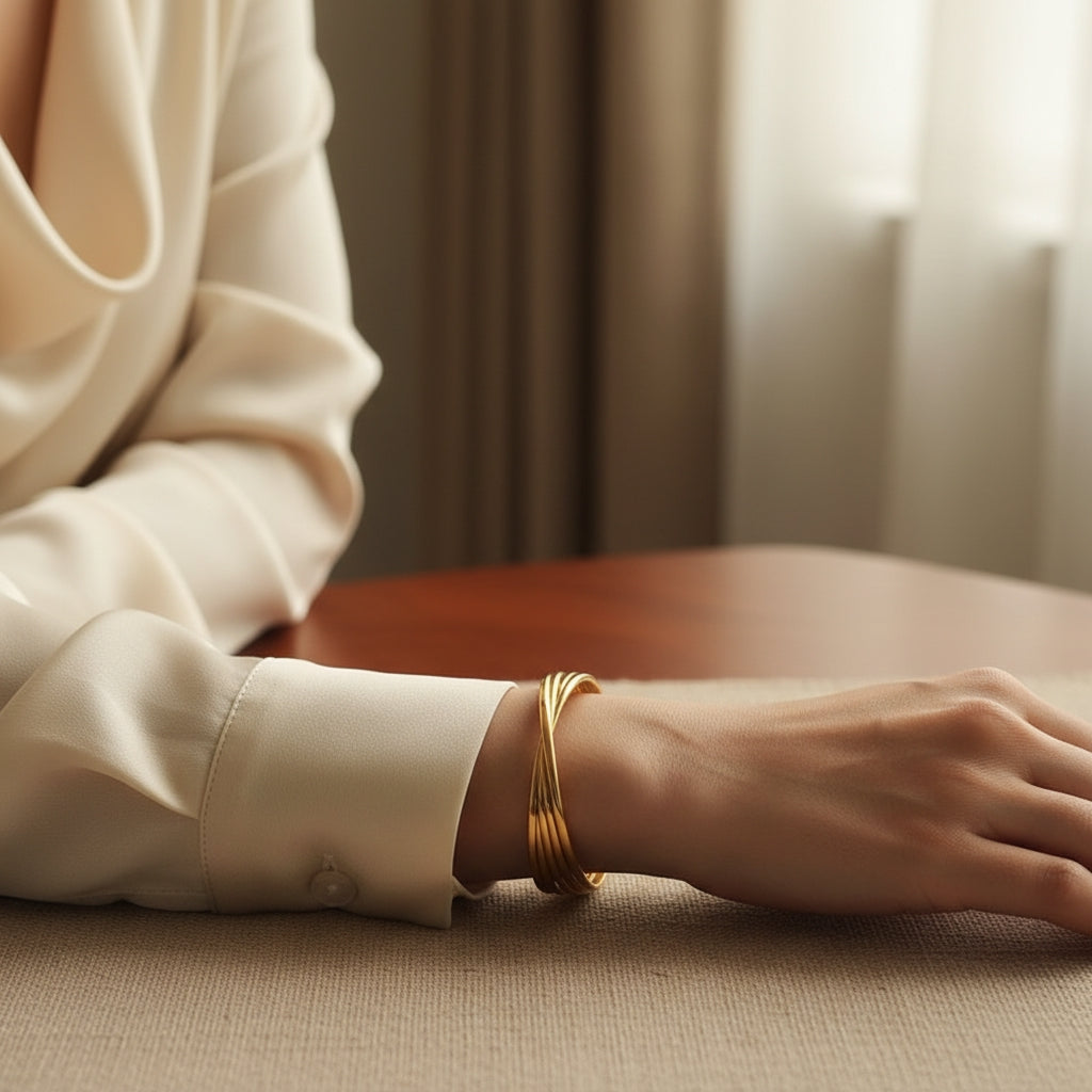 Geometric Lines Bracelet | THE HUBBELL COLLECTIVE