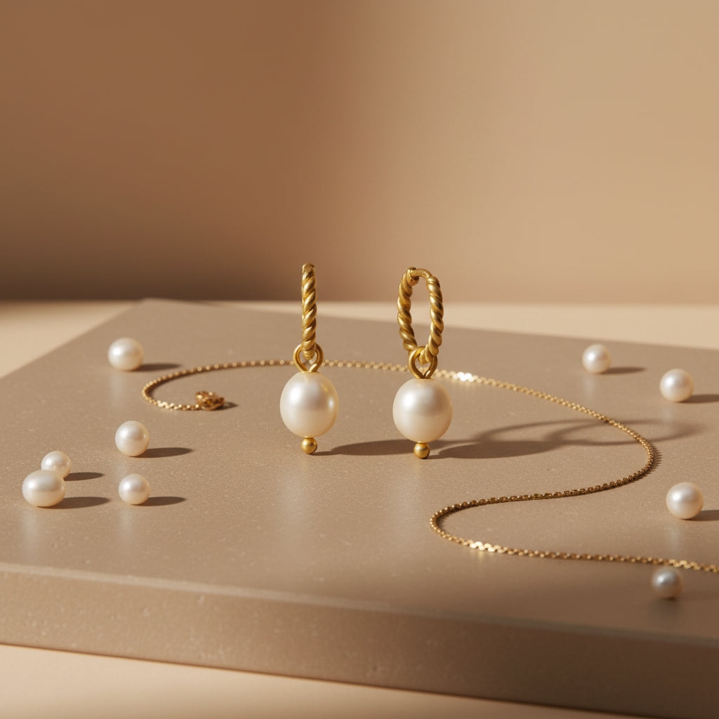 Dreamy Pearl Hoops | THE HUBBELL COLLECTIVE