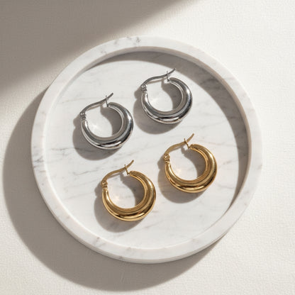 Chunky Hoop Earrings | THE HUBBELL COLLECTIVE