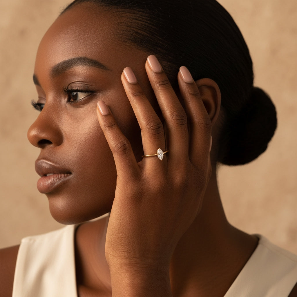 Vénus Marquise Solitaire Ring | THE HUBBELL COLLECTIVE