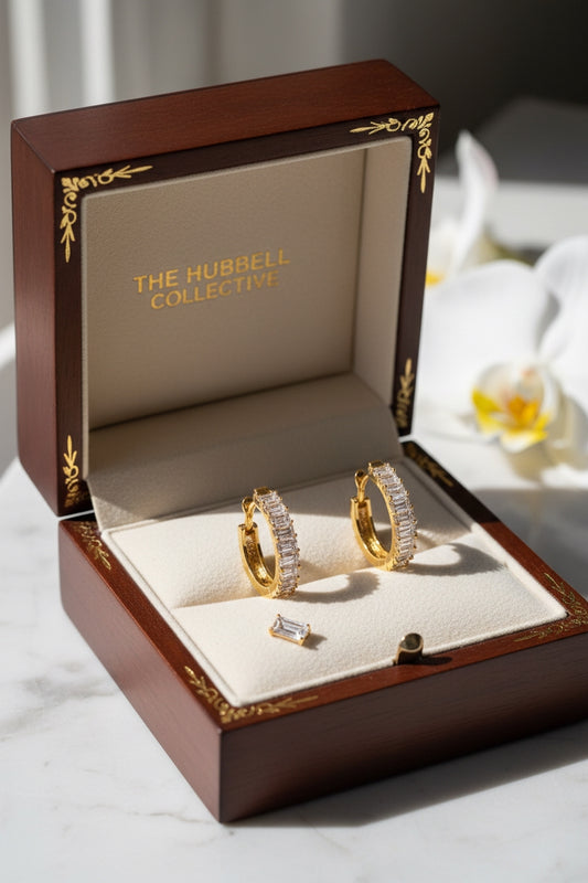 The Gracie 18K Gold Huggie Earrings | THE HUBBELL COLLECTIVE