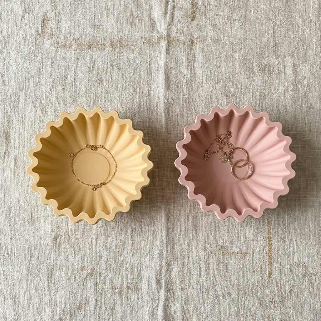 Geometric Jesmonite Trinket Tray