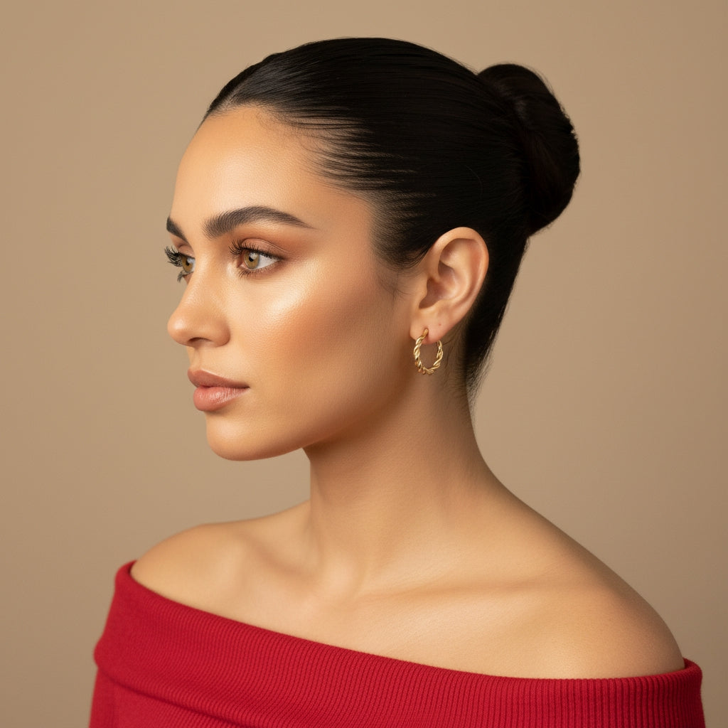 Knotted Rope Hoop Earrings | THE HUBBELL COLLECTIVE