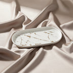 Marble Vanity Tray | Gold Veining THE HUBBELL COLLECTIVE