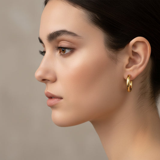 Sleek Crescent Studs | THE HUBBELL COLLECTIVE