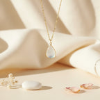Nadia Mother of Pearl Charm Necklace | THE HUBBELL COLLECTIVE