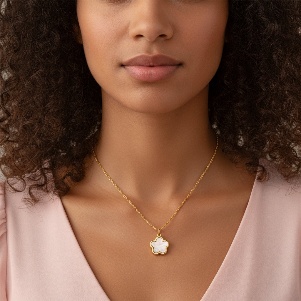 Peach Blossom Pendant Necklace | THE HUBBELL COLLECTIVE