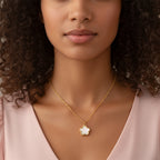 Peach Blossom Pendant Necklace | THE HUBBELL COLLECTIVE