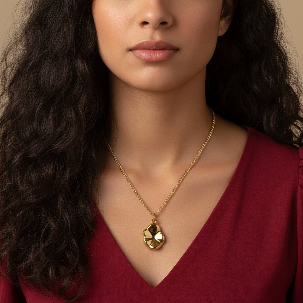 Textured Oval Pendant | THE HUBBELL COLLECTIVE