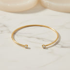 Minimalist Zirconia Cuff Bracelet | THE HUBBELL COLLECTIVE