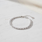 Retro Rectangle Tennis Bracelet | THE HUBBELL COLLECTIVE