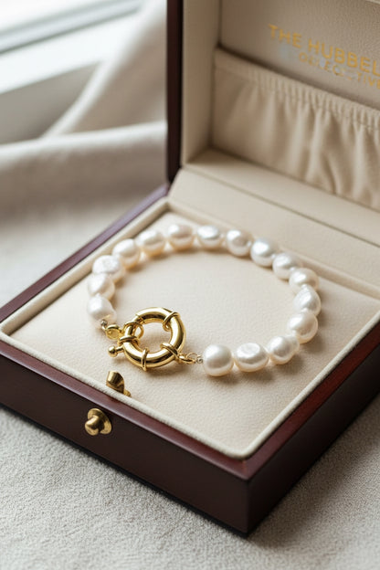 The Malia Pearl Bracelet | THE HUBBELL COLLECTIVE