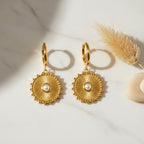 Pearl Circle Studs | THE HUBBELL COLLECTIVE