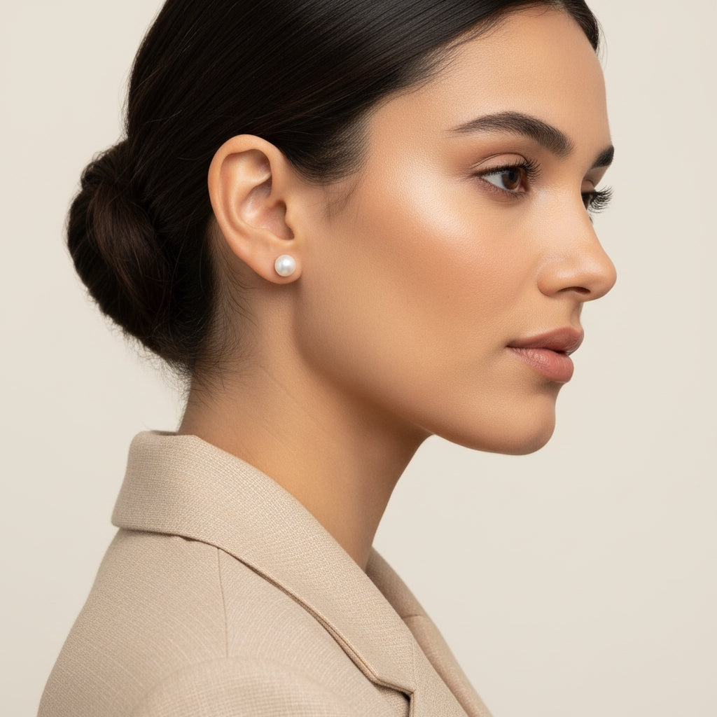 Pearl Stud Earrings | THE HUBBELL COLLECTIVE