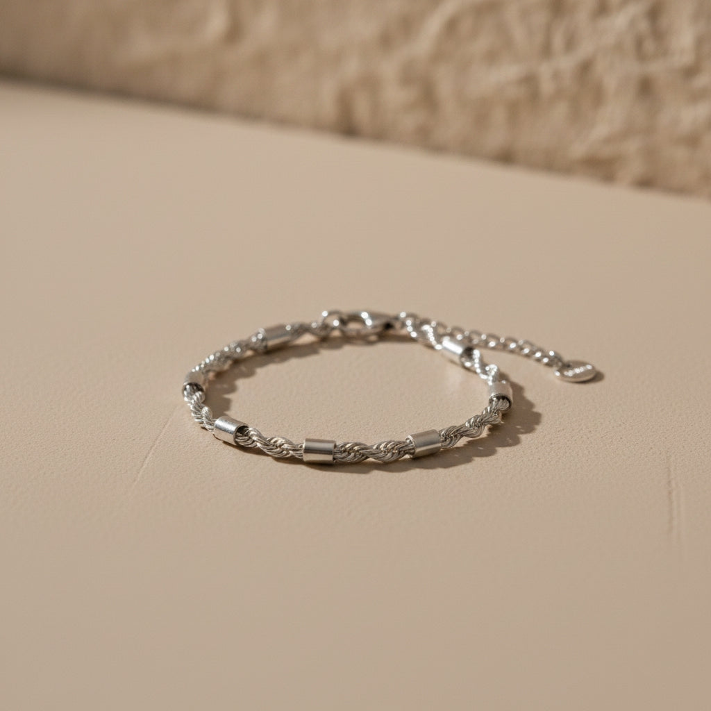 Beaded Rope Chain Bracelet | THE HUBBELL COLLECTIVE