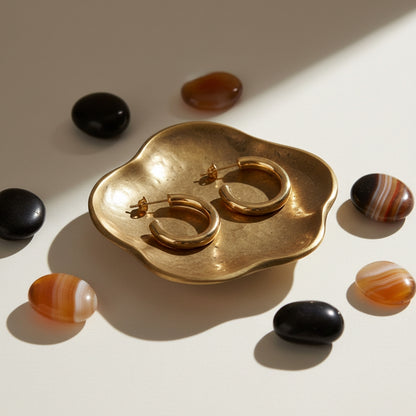 Sleek Crescent Studs | THE HUBBELL COLLECTIVE