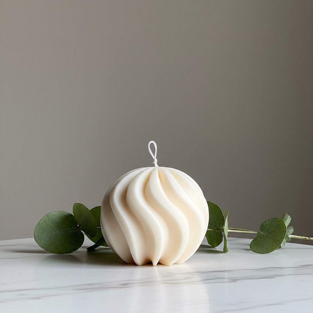 Swirl Ball Candle | THE HUBBELL COLLECTIVE