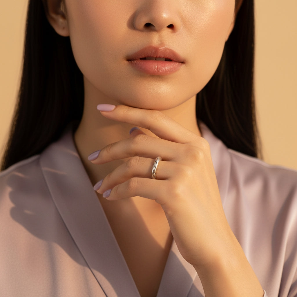 Sylva Twisted Sterling Silver Ring | THE HUBBELL COLLECTIVE