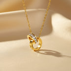 Timeless Double Circle Necklace | THE HUBBELL COLLECTIVE