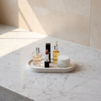 Handmade Jesmonite Oval Trinket Tray | THE HUBBELL COLLECTIVE